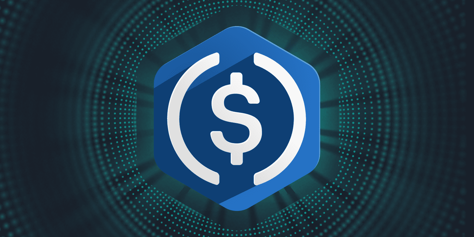 stablecoin USDC pegged dollar icon