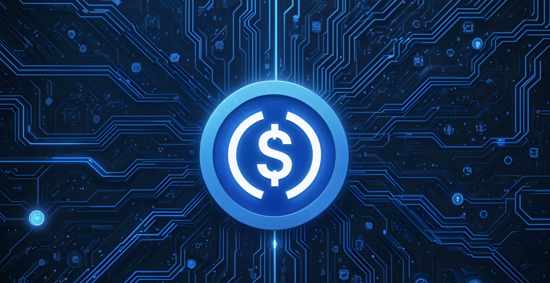 fast USDC transaction speed icon