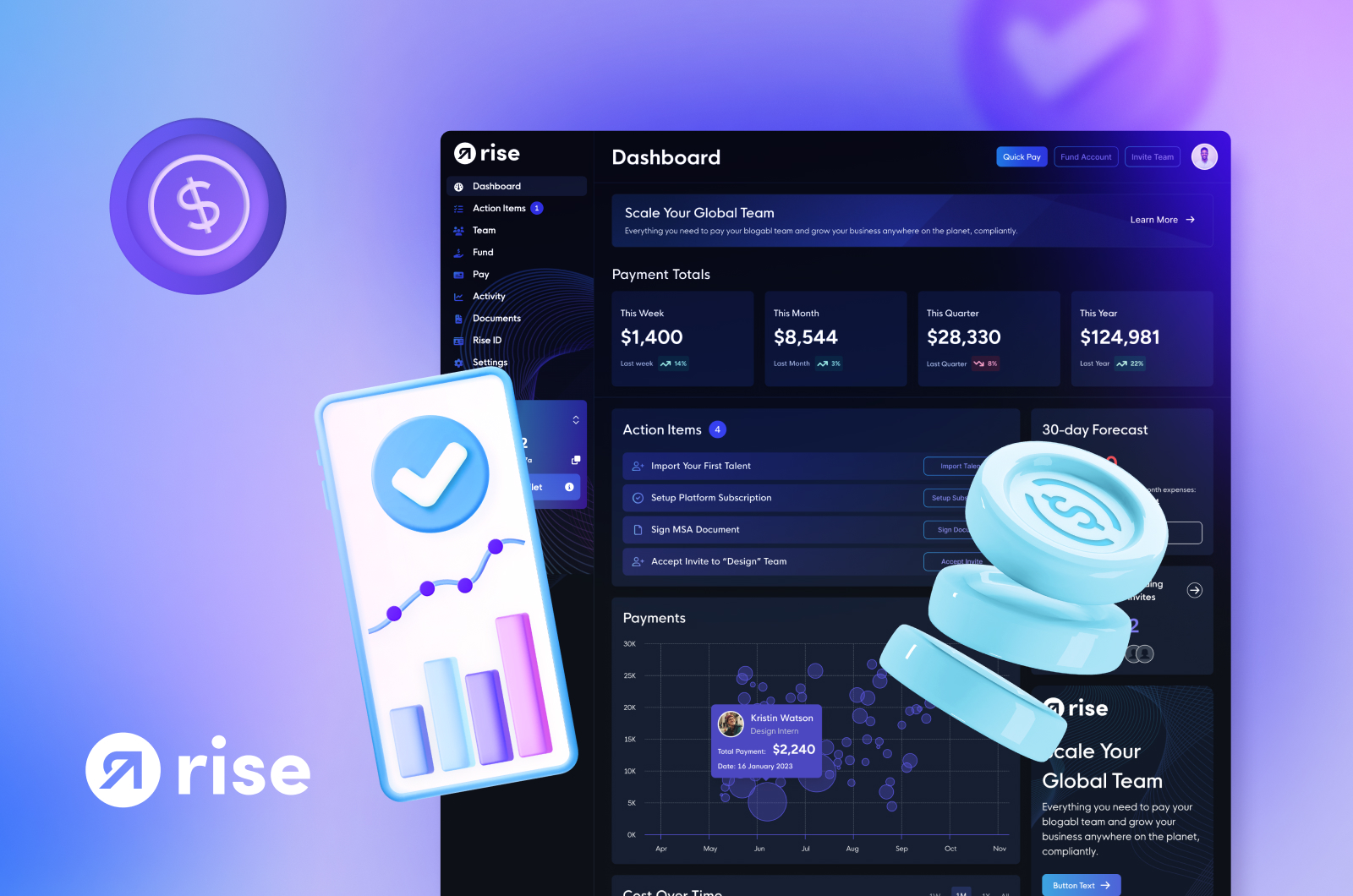 Remote USDC payroll platform